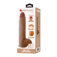 Élethű műpénisz Pretty Love Mendel 25,5 cm - vízálló,10"
