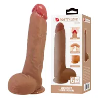 Élethű műpénisz Pretty Love Mendel 25,5 cm - vízálló,10"