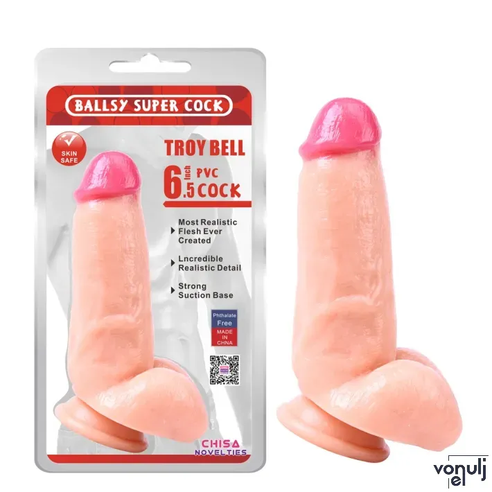 Műpénisz Chisa novelties Troy Bell 6.5" Dildo - 17 cm