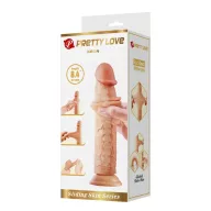 Élethű műpénisz Pretty Love Keon Flesh - vízálló,21,4 cm