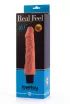 LOVETOY élethű vibrátor 8'' Real Feel Cyberskin Vibrator - realisztikus, vízálló, elemes, cyberskin (20 cm)