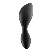 SATISFYER fenékdugó Trendsetter Black - fekete színben, vibrátoros, okos, vízálló, akkumulátoros, ingyenes applikációval