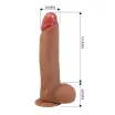 Élethű műpénisz Pretty Love Mendel 25,5 cm - vízálló,10"