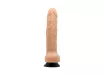 CHARMLY TOY élethű dildó Charmly Realistic Dildo Flesh - realisztikus, nagy méretű, testszínű, letapasztható, herés, vízálló, TPE(20 cm)