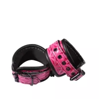 NS NOVELTIES kötöző Sinful Wrist Cuffs - rózsaszín színben, csuklóra helyezhető