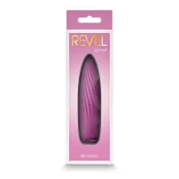 NS NOVELTIES rúdvibrátor Revel Kismet Pink - rózsaszín színben, vízálló, bordázott stimuláló felszínnel, akkumulátoros