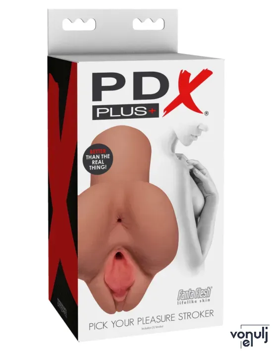 Műpunci és műánusz maszturbátor PIPEDREAM Pick Your Pleasure Stroker Tan
