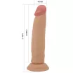 Élethű műpénisz Pretty Love Keon Flesh - vízálló,21,4 cm