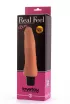 LOVETOY élethű vibrátor Real Feel Cyberskin Vibrator 3 - realisztikus, vízálló, elemes, cyberskin (20 cm)