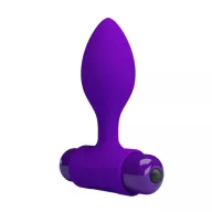 PRETTY LOVE fenékdugó Vibra Butt Plug Purple - lila színben, vibrátoros, elemes
