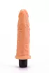 LOVETOY élethű vibrátor 8.5'' Real Feel Cyberskin Vibrator - realisztikus, vízálló, elemes, cyberskin (21 cm)