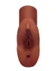 Műpunci és műánusz maszturbátor PIPEDREAM Perfect Pussy Double Stroker Brown