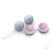 LELO gésagolyó Luna Beads Mini - 2 különböző méretű, eltérő színű, vízálló