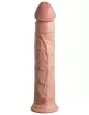 Élethű műpénisz Pipedream 11" Dual Density Light - vízálló