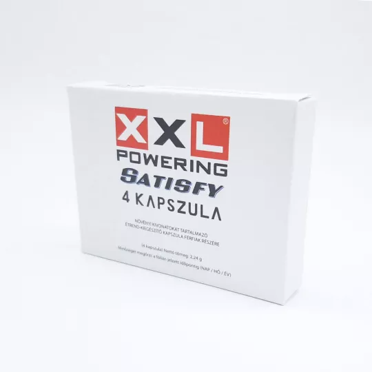 XXL POWERING Satisfy - Potencianövelő étrend-kiegészítő kapszula férfiaknak 4x