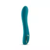 NS NOVELTIES g pont vibrátor Obsessions Zeus Dark Green - türkíz színben, ívelt kialakítású, vízálló, akkumulátoros