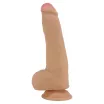 Élethű műpénisz Pretty Love Draco Flesh - vízálló,23,3 cm