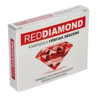 RED DIAMOND - Potencianövelő étrend-kiegészítő kapszula férfiaknak 4x