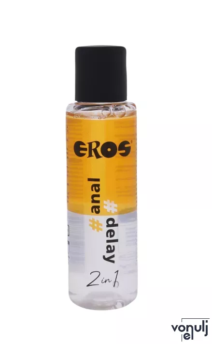 EROS intim síkosító 2in1 anal delay 100 ml - anális, vízbázisú, enyhe zsibbasztó hatással, óvszerhez is alkalmas