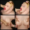 LOVETOY guminő Cowgirl Style Love Doll Flesh - felfújható, testszínű, átlagos méretű, 3D-s arccal, 3 kéjnyílással, lábpumpával, javítókészlettel