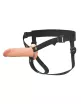 Strapon dildó hámmal Pipedream 6" Dual Density - vízálló, (15,2 cm)