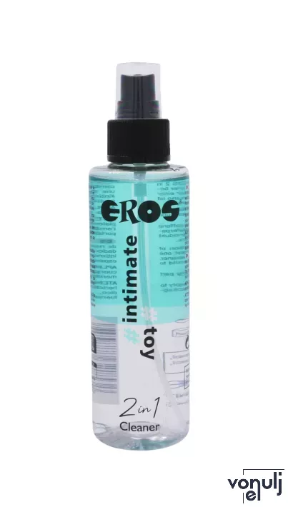 EROS segédeszköz tisztító spray 2in1 intimate toy 150 ml - alkoholmentes, bőrápoló hatással