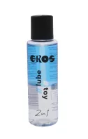 EROS intim síkosító 2in1 lube toy 100 ml - vízbázisú, páros használatra és játékszerekhez is alkalmas, óvszerrel is alkalmazható