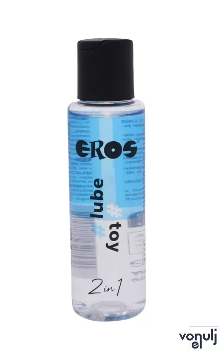 EROS intim síkosító 2in1 lube toy 100 ml - vízbázisú, páros használatra és játékszerekhez is alkalmas, óvszerrel is alkalmazható