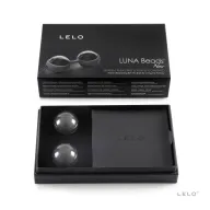 LELO gésagolyó Luna Beads Noir -  fekete színű, 2 azonos méretű, vízálló