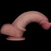Élethű műpénisz Lovetoy 8'' Sliding Skin Pro II - vízálló, 20 cm