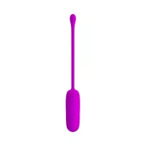 PRETTY LOVE vibrációs tojás Joyce Purple - lila színben, memória funkcióval, vízálló, akkumulátoros