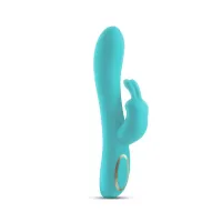 NS NOVELTIES csiklóizgatós vibrátor Obsessions Hera Light Green - vízálló, akkumulátoros