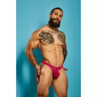 CUT4MEN erotikus férfi alsó Pouch Enhancing Thong Fuchsia XL - fukszia színben, XL méretben