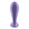 SATISFYER fenékdugó Intensity Plug Purple - lila színben, vibrációs funkcióval, ingyenes applikációval, vízálló, akkumulátoros