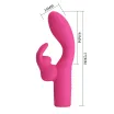 Csiklóizgatós g pont vibrátor Pretty Love Elivia Pink - akkumulátoros,vízálló