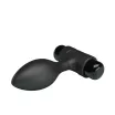 PRETTY LOVE fenékdugó Vibra Butt Plug Black - fekete színben, vibrátoros, elemes