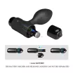 PRETTY LOVE fenékdugó Vibra Butt Plug Black - fekete színben, vibrátoros, elemes