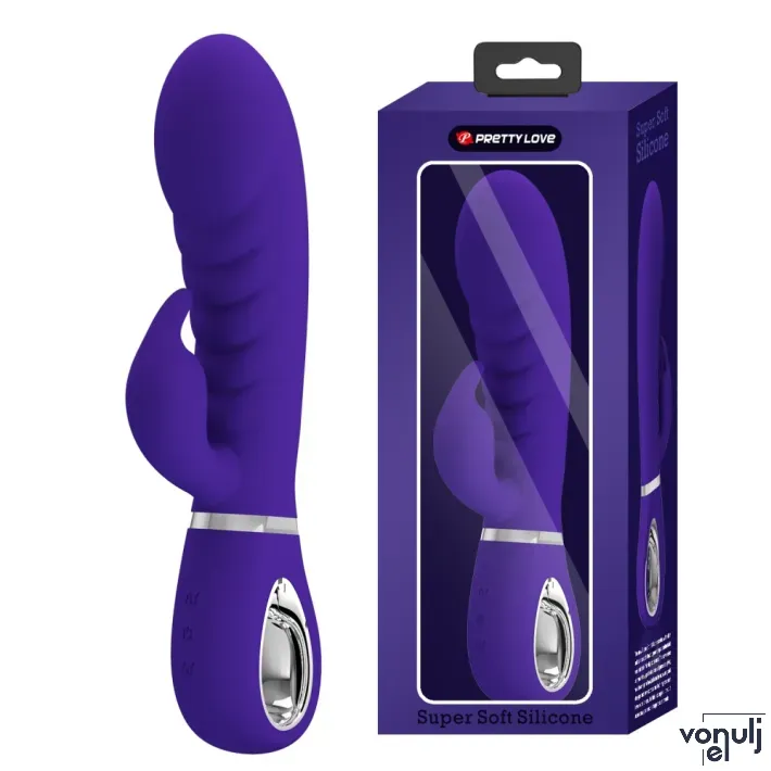 Csiklóizgatós vibrátor Pretty Love Prescott Purple - akkumulátoros, vízálló