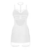 Szexi hálóing Obsessive Arrowel White S/M
