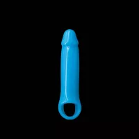 FIREFLY péniszköpeny Fantasy Extension SM Blue - kék színben, vízálló, (17 cm)