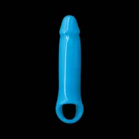 FIREFLY péniszköpeny Fantasy Extention MD Blue - kék színben, vízálló, (21 cm)