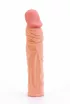 LOVETOY péniszköpeny Pleasure X-Tender Penis Sleeve 3 - realisztikus, testszínű, vízálló, (18,5 cm)