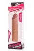 LOVETOY péniszköpeny Pleasure X-Tender Penis Sleeve 3 - realisztikus, testszínű, vízálló, (18,5 cm)