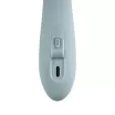 Csiklóizgatós g pont vibrátor SVAKOM Chika Turquoise Grey