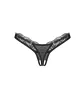 Erotikus tanga Obsessive Arrowel Black L/XL
