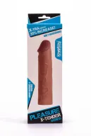LOVETOY péniszköpeny Pleasure X-Tender Penis Sleeve 1 - realisztikus, testszínű, vízálló, (17 cm)