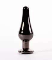 X-MEN fenékdugó Secret Shine Gun Colour Jewelled Metal Butt M - fekete színben, vízálló, fém, 11,2 cm