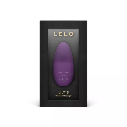 LELO rezgő csiklóizgató Lily 3 Dark Plum - lila színben, vízálló, akkumulátoros