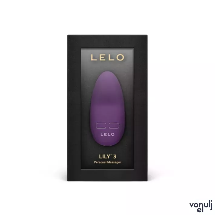 LELO rezgő csiklóizgató Lily 3 Dark Plum - lila színben, vízálló, akkumulátoros