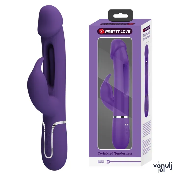 Csiklóizgatós g pont vibrátor Pretty Love Kampas Twinkled Tenderness - akkumulátoros,vízálló